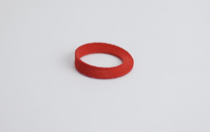 Moebius Strip pendant - a piece of MO-Labs math jewelry on Math-Sculpture.com